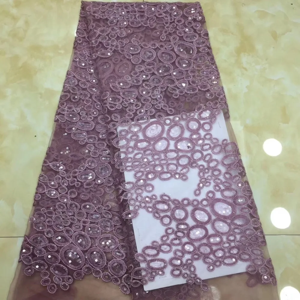 

The latest African women's party dress, hot sale of high-quality French mesh lace fabric