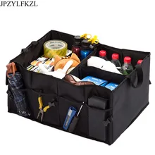 Auto Accessories Car storage organizer Trunk Collapsible Toys Food Storage Truck Cargo Container Bags Box Black Car Tidying new car multi pocket organizer black trunk toy food folding storage truck cargo container bag box auto accessory stowing tidying