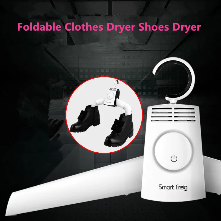 

Foldable Electric Household Clothes Airer Portable Mini Home Hang Clothes Dryer Shoes Dryer Clothes hanger for Travel