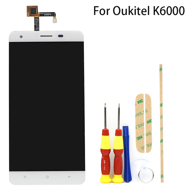 Для 5 &quot1280x720 Oukitel K6000 LCD дисплей в Мобильный телефон + Pro кодирующий