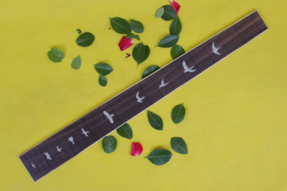 

Аксессуары для гитары 1x25,5 "гриф электрогитары, электрическая гитара, роза, дерево, брикет 00-27 #, инкрустация