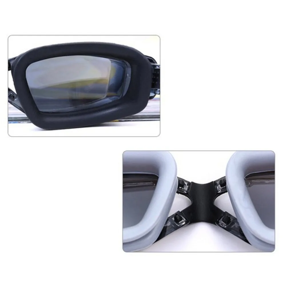 Плавательные очки гальванические УФ защитные водонепроницаемые