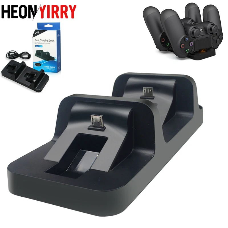 

Ps4 Controller Charger USB Sony Ps4 Charging Dock Gaming Controller Stand Station for PS4 Sony Playstation 4 Games Console