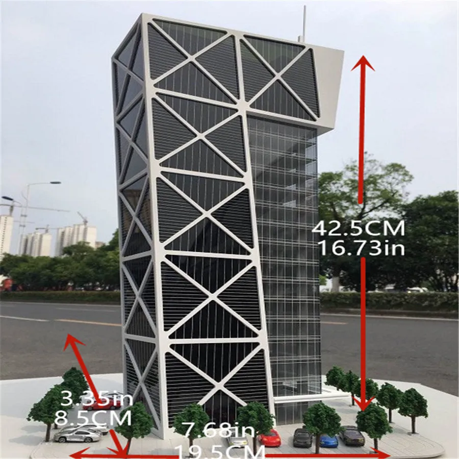 

n scale urban sand table architectural scene model Railway station Modern technology building