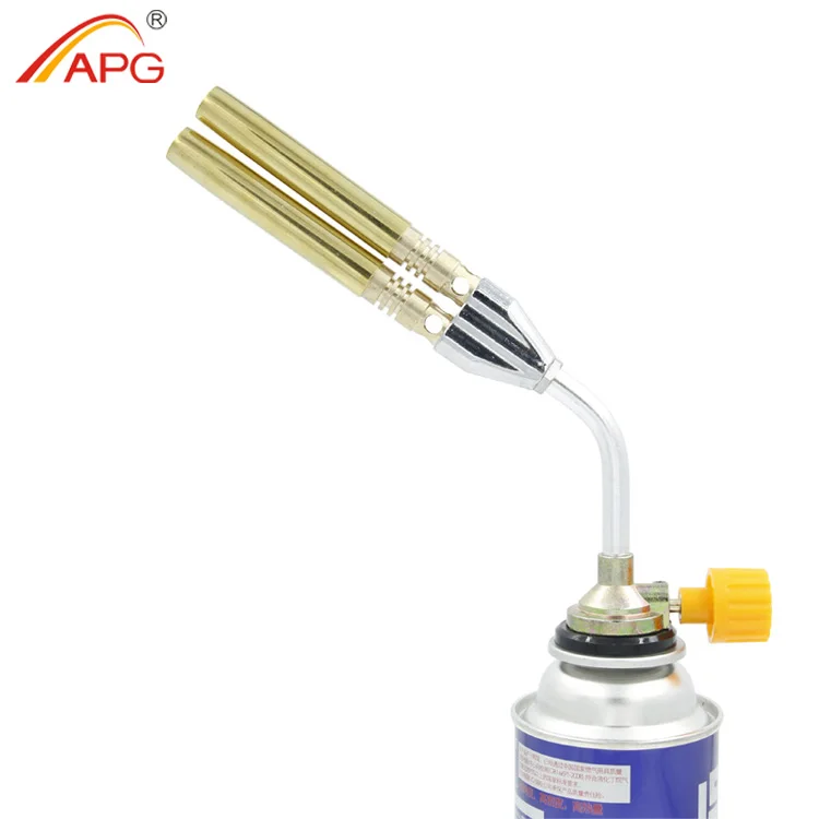 

APG Copper double pipe gas torch ignition flame gun windproof jet torch