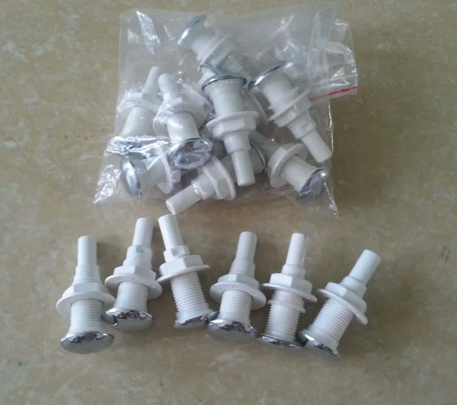 Bath air blower nozzle Bathtub spa Air bubble jet with Chrome plating