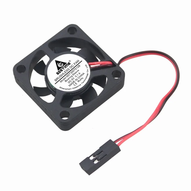 Ventilador de Refrigeração Gdstime Peças 7mm 2pin Dupont Conector dc 5 v 3007x30 30x7mm 3 cm Micro Silencioso 40 30mm x - Imagem 5