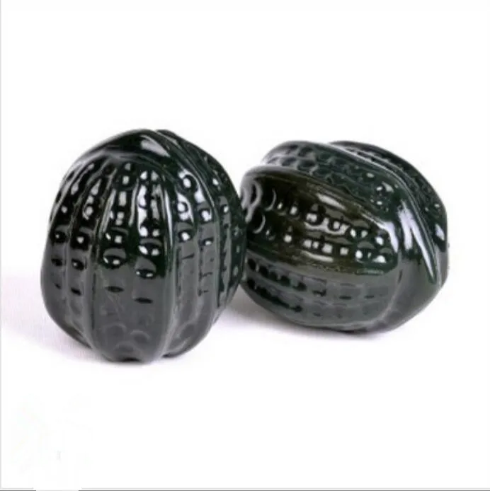 

Natural hetian QINGYU walnut Hand piece Hand playing pieces jade Men's playing pieces gym ball