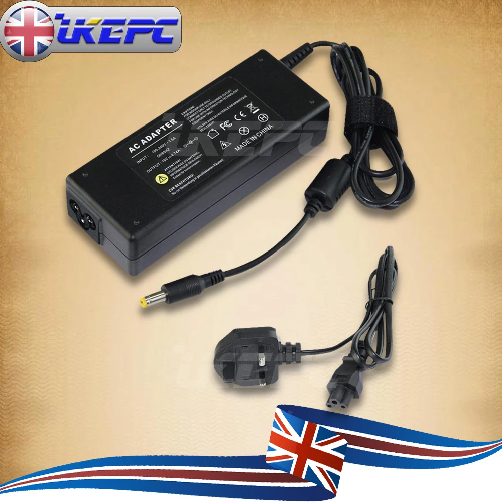 UK Plug 90W Power Supply Laptop Adapter For Acer Aspire 3020 5020