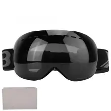 Двойные линзы противотуманные очки УФ для взрослых Лыжный Спорт Снег Сноуборд Защитные очки с регулируемой головкой ремень