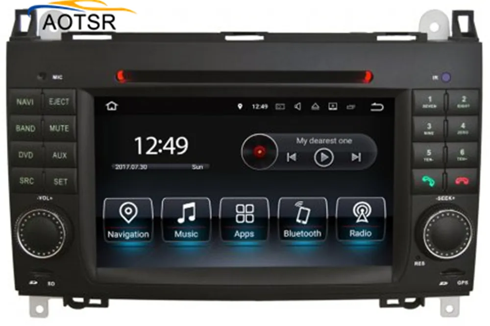 Discount Android 8.0 Car DVD Player GPS Navigation For Mercedes-Benz A/B/Viano und Vito/Sprinter/Crafter car auto radio stereo head unit 4