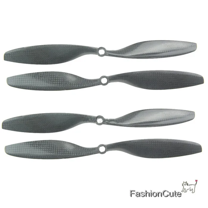 2 пар/лот для DJI Phantom 3 Propeller 10x4 7 1047 Пропеллер из углеродного волокна CW/CCW Props 8 мм Holde