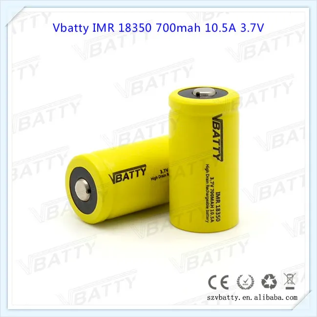 18350 700mah 3.7V 4