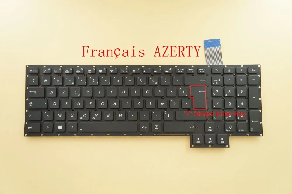 

New notebook Laptop keyboard for ASUS GFX70JS GFX70JZ French/Fr layout