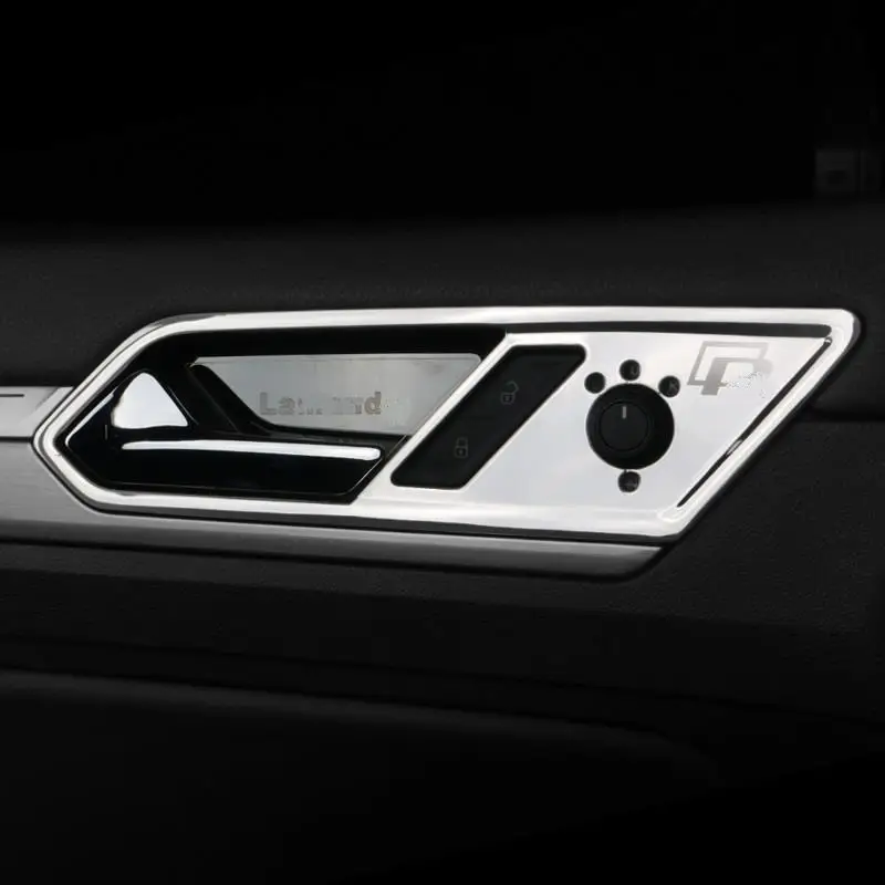 Автомобильные модифицированные автомобильные дверные ручки, интерьерные молдинги с яркими блестками, Защитные Чехлы 15 16 17 18 19 для Volkswagen Lamando