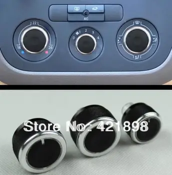 

For VW Jetta MK5 2005 2006 2007 2008 2009 2010 refitting Air-condition control panel 3 Pcs