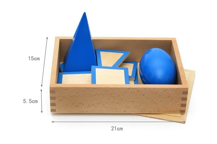 Детские игрушки tosgeometry стереонабор Детские Обучающие деревянные блоки Строительные блоки подарок