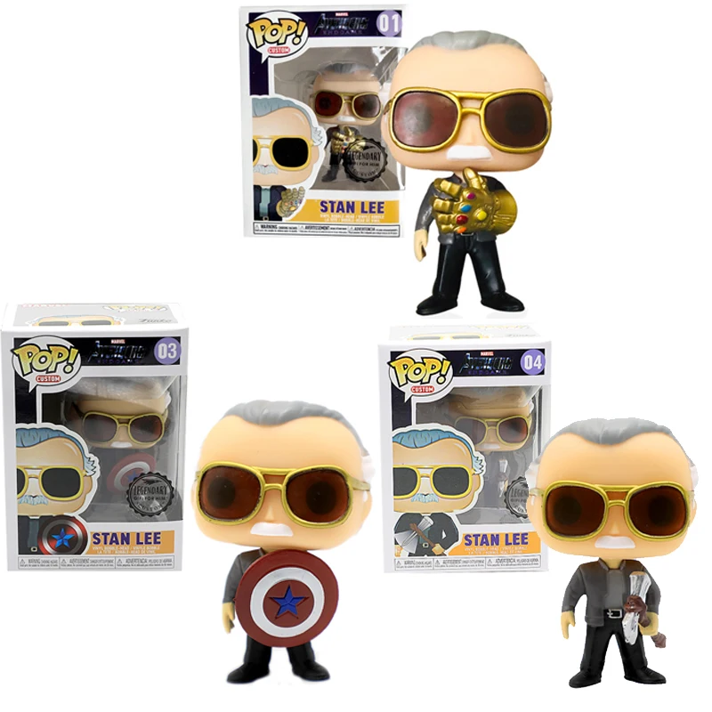 FUNKO POP стиль Marvel Мстители Стэн ли капитан Америка Тор виниловые фигурки игрушки для детей рождественские подарки