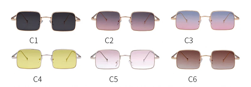 WHO CUTIE винтажные маленькие квадратные солнцезащитные очки для женщин, фирменный дизайн, трендовые модные градиентные розовые линзы, солнцезащитные очки для женщин OM862