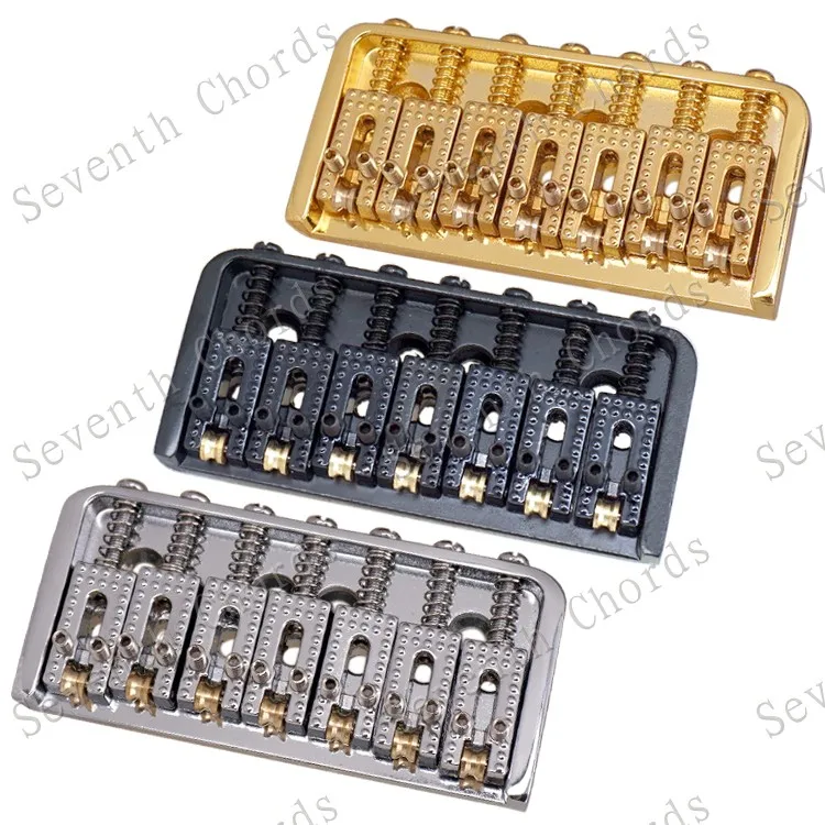 Zinc alloy iron seven strings electric guitar roller string code bridge