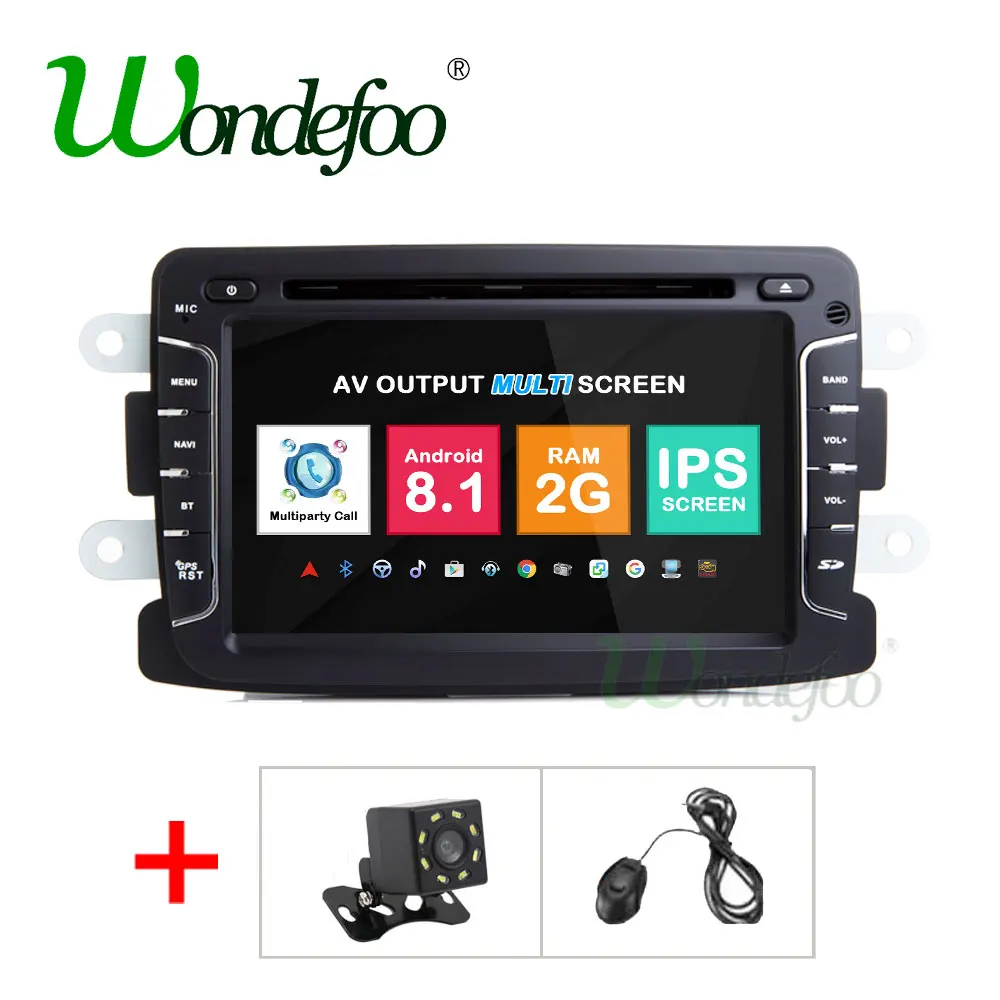 IPS 2G Android 8.1 Car GPS RADIO for Dacia Sandero Duster Captur Lada