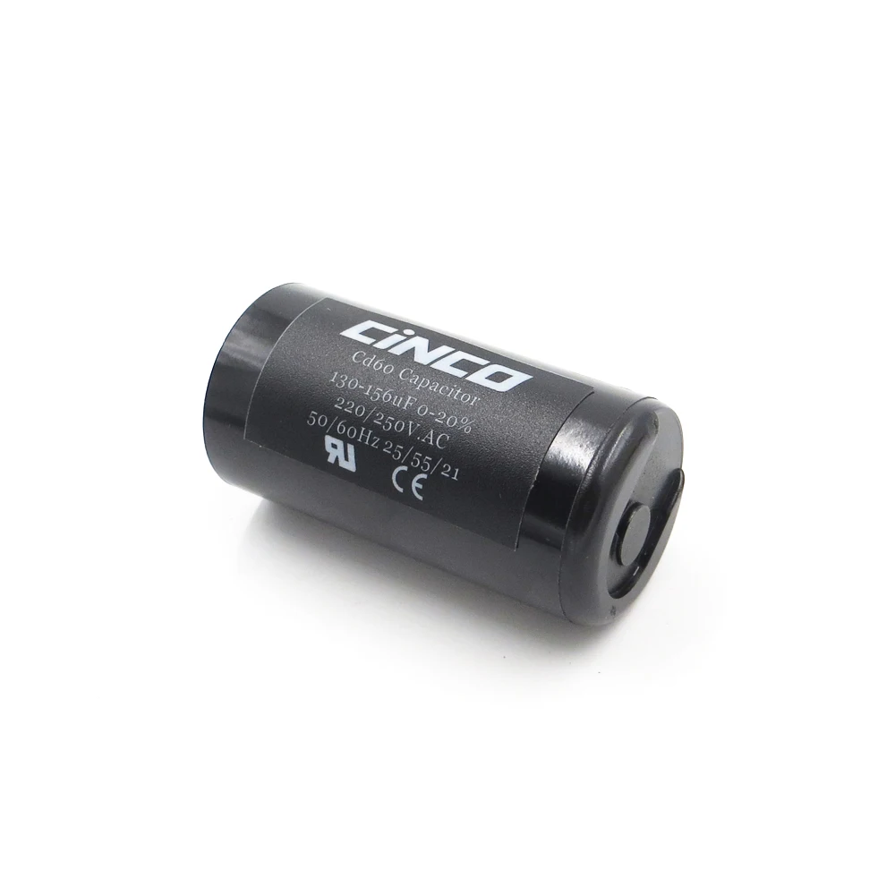 130 156MFD 220 V 250 275 CD60 пусковые конденсаторы двигателя RV запуск ing 156 mf uf компрессор HVAC