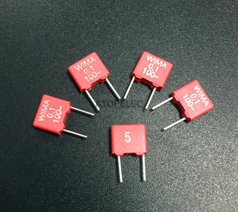 

10pcs WIMA 0.1uF/100V 5% MKS2 Film Capacitor Hi-Fi Audio 104J