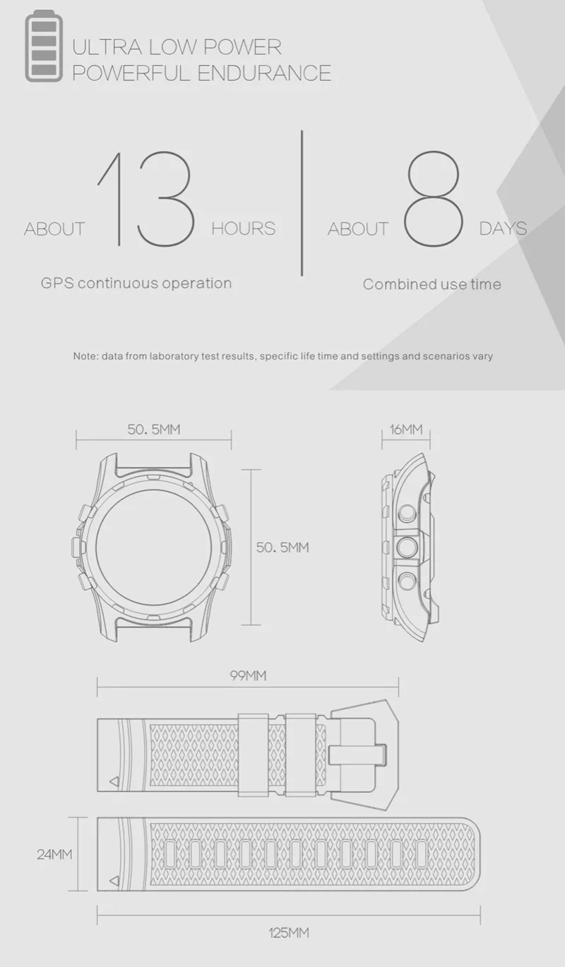 Volemer GPS Outdoor Smart Watch S966 Heart Rate Monitor Multi-sport Compass Cycling Sport Watch Altitude Temperature Wristwatch  (15)