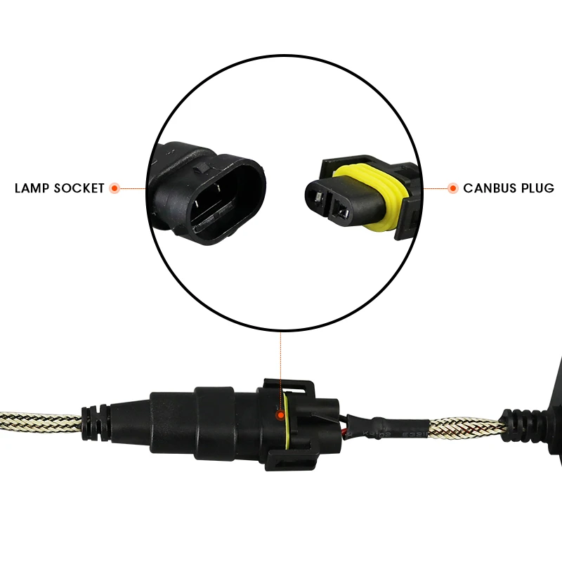 Hlxg HB3 HB4 H4 H8 H11 H3 H1 H7 светодиодный декодер фары CANBUS EMC Canceller Конденсатор анти-мерцание ошибок авто аксессуары