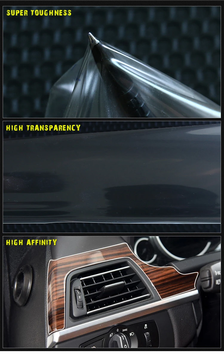 Против царапин прозрачная пленка для салона автомобиля центральная консоль панель Защитная Наклейка для BMW 6 серии Gran Coupe F06 650i