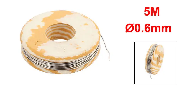 5M 16.4ft 0.6mm 22AWG Cable Superfine Nichrome Heater Wire for Heating Elements