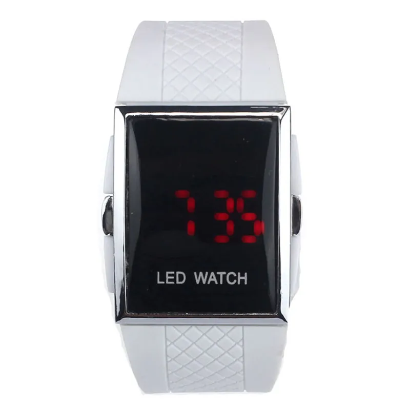 

Essential Hot relogio feminino Clock Womens LED Alarm Date Digital Men Women Sports Gel Watch Wrist Bracelet feb17