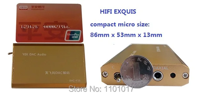 HIFI EXQUIS YEK PCM2706 DAC TDA1305 декодер amp ноутбук USB звуковая карта усилитель для наушников