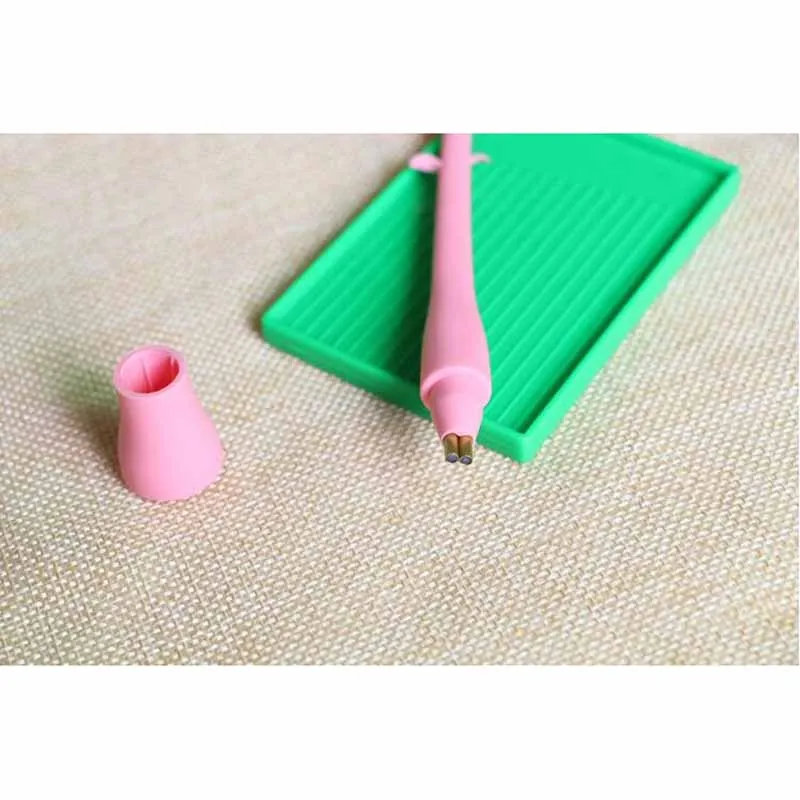 

5D Diy Diamond painting point drill pen, round drill double head DIY fast point drill pen no trace stick diamond pen