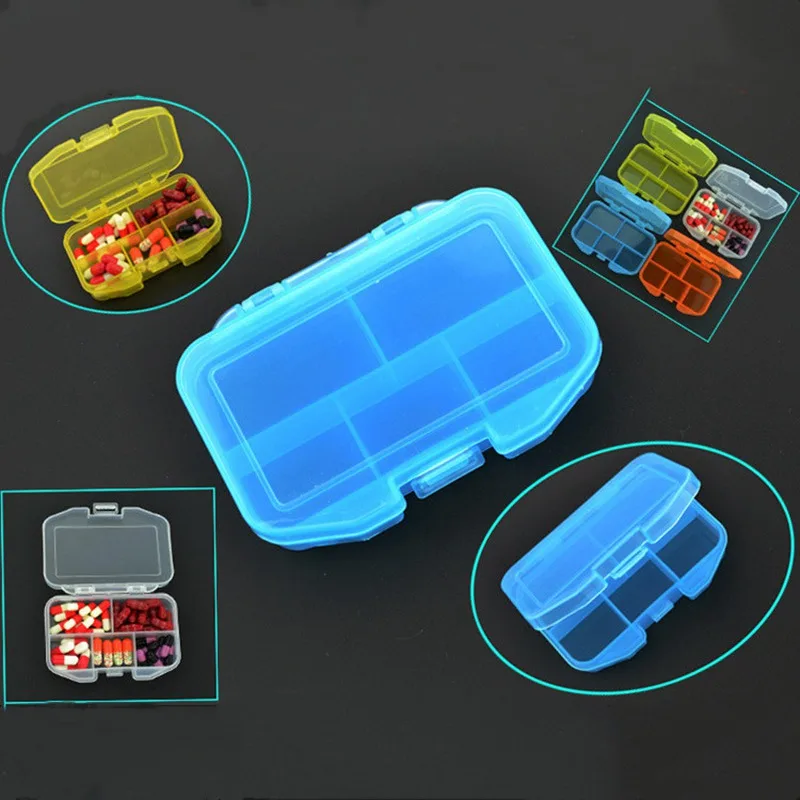 Hot Sale 5-Compartment Portable Sealed Storage Medicine Case Medical Pill Box Holder Travel Emergency First Aid Kits Hot Sale 5-Compartment Portable Sealed Storage Medicine Case Medical Pill Box Holder Travel Emergency First Aid Kits