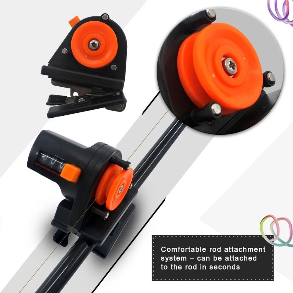 

0-999M Fishing Line Counter Fishing Depth Finder Length Gauge Tool ED-shipping