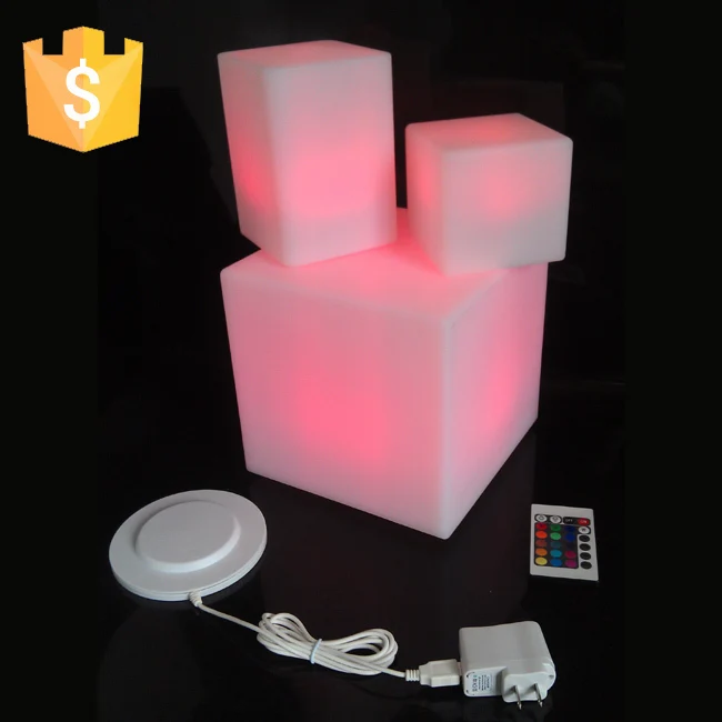 20mm Square LED Outdoor Light Cube mini cube light / square light cube / led glow cube Free shipping 12pcs/Lot