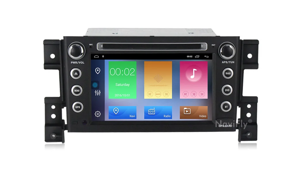 Best Android 9.1 HD screen 32G ROM 2din Car multimedia gps player for SUZUKI GRAND VITARA 2007-2013 car radio bt DVR view camera 16