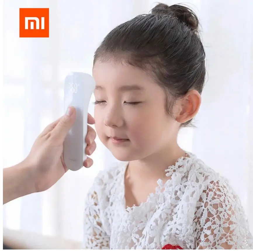Skup Termometr xiaomi mijia ihealth dokładna cyfrowa gorączka termometr kliniczny na podczerwień bezdotykowy pomiar LED pokazany