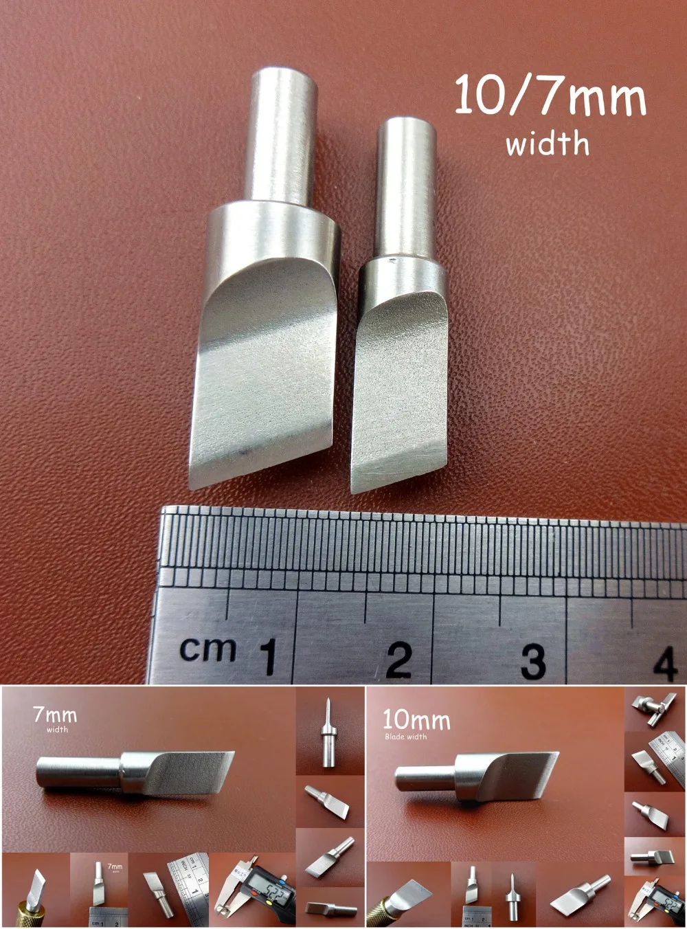 10 видов кожаных ремесел, поворотный нож для резьбы, резак из нержавеющей стали, инструмент для замены лезвия, инструмент для шитья, резьбы, стемпинга, нож для резки