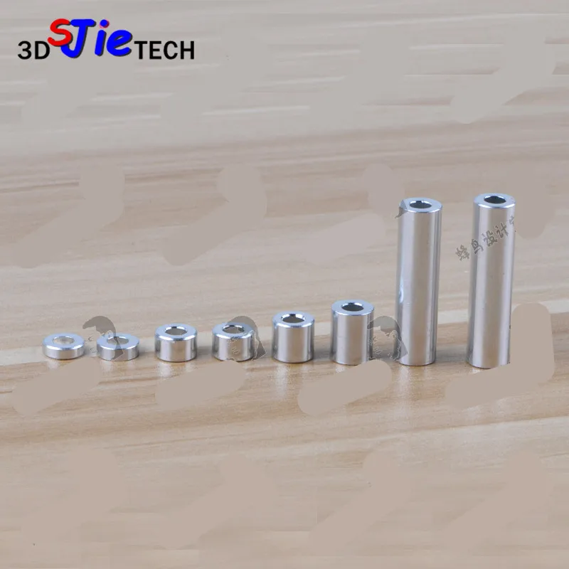 

20pcs CNC 3D Printer Openbuilds Aluminum Spacers ID 5.1mm OD 10mm High Quality 3D printer Parts