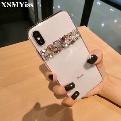 Блестящий Мягкий чехол для iPhone X XS MAX XR 6 7 8 Plus Samsung S10 S11 E |