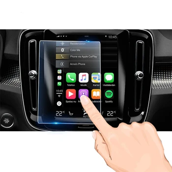 

8.7 Inch For Volvo XC40 XC 40 2018 2019 tempered glass car navigation protector GPS LCD display screen film Touch Screen cover