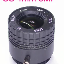 4 мм CS mount 5.0MP 1/2. " F1.4 объектив для камеры видеонаблюдения