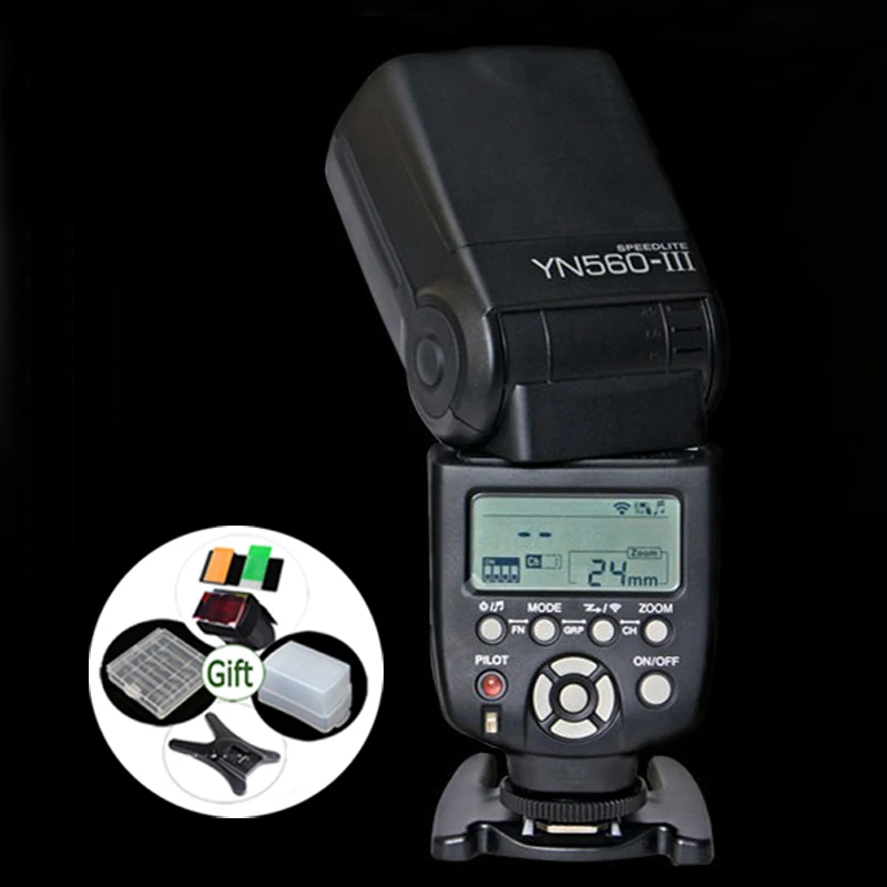 Беспроводная вспышка Yongnuo YN560 светильник 2 4 ГГц для Canon Nikon Olympus Pentax DSLR|flash light for