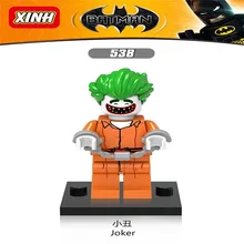 100 шт. XH538 Супер Герои Джокер яд Женщина-кошка календарь человек два лица Харли Квинн Риддлер Mr Freeze строительные блоки игрушки
