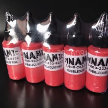 5 шт. жвачно-розовый цвета чернил для татуажа, Перманентный макияж, пигмент, профессиональное коричневое 30 мл/бутылка(1 унция) Краска для татуажа набор для ухода за телом Перманентный макияж