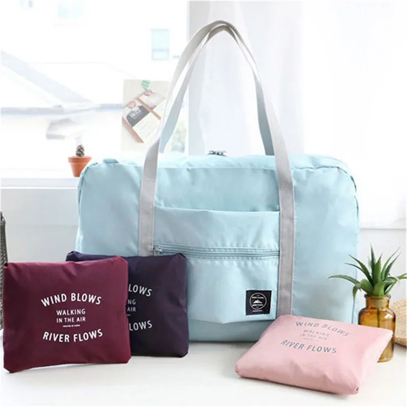 hot women ladies Travel Luggage Bag Big Size Folding Carry-on Duffle bag Foldable Travel Bag for women 2019