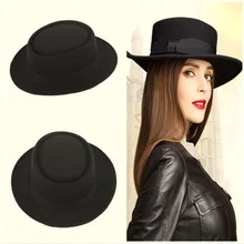 9 цветов, модная классическая фетровая Кепка унисекс из свинины и порки, Кепка с подъемом, шляпы с короткими полями, черная лента, 25