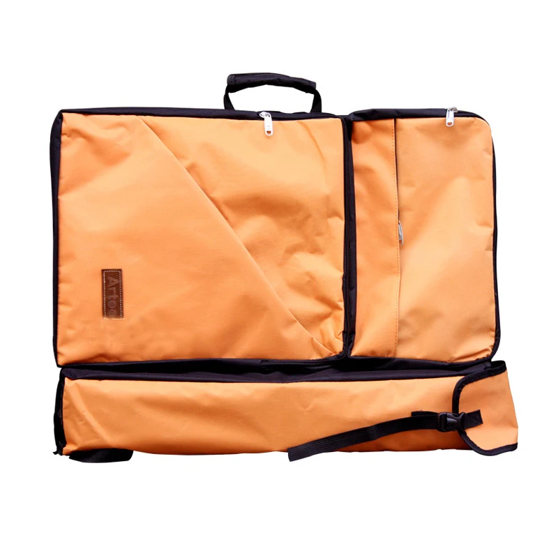 Transon Artist дорожная сумка для хранения рюкзак портфель Органайзер 2" x19.4 'оранжевый цвет